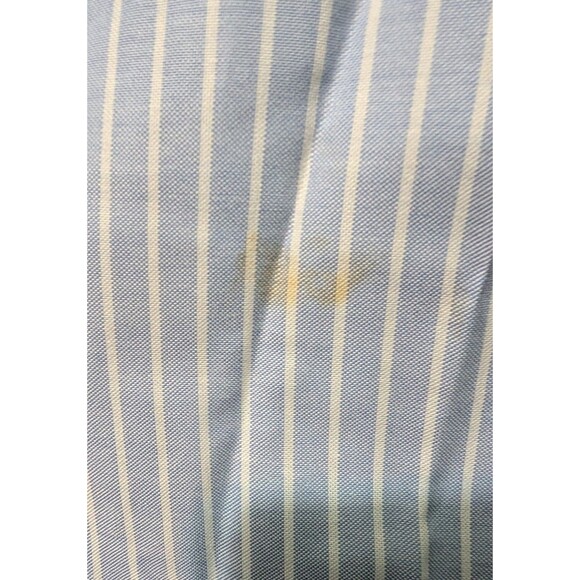 BROOKS BROTHERS LIGHT BLUE "MILANO" COTTON DRESS SHIRT Size M Medium (788) - Picture 4 of 4